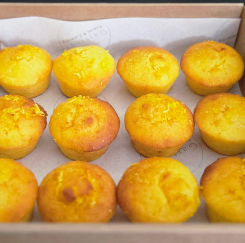 Orange Drizzle Cakes