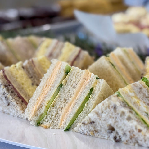 Club Sandwich - Salmon and Cucumber  - 20 Pieces