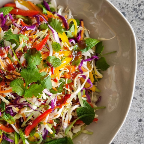Crunchy Asian Slaw Salad