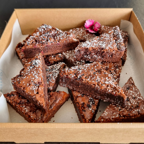 Chocolate Raspberry Brownie