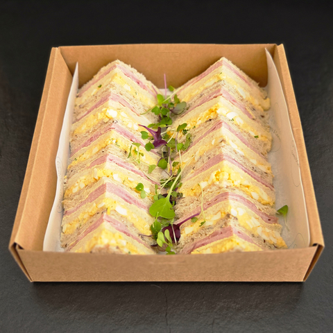 Club Sandwiches - Ham and Egg  - 20 Pieces