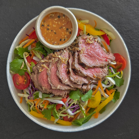 Thai Beef Noodle Salad Lunch Bowl
