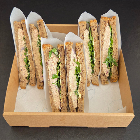Tuna and Rocket on Wholegrain Bread - 24 Pieces