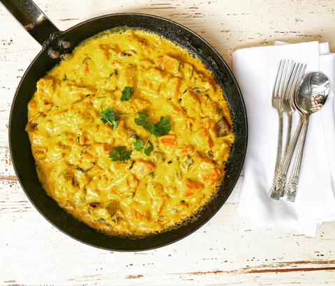 Chickpea, Vegetable and Lemongrass Curry