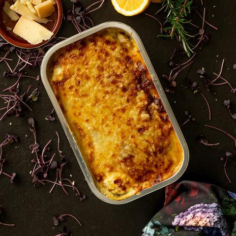 Lamb and Pasta Moussaka Bake