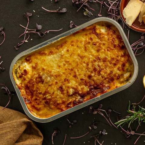 Lamb and Pasta Moussaka Bake