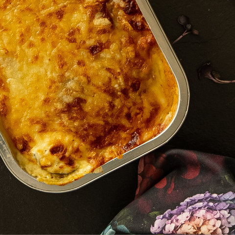 Lamb and Pasta Moussaka Bake