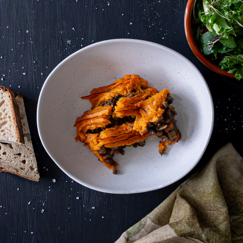Sweet Potato and Lentil Shepherds Pie